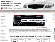 Tablet Screenshot of mercwheels.com